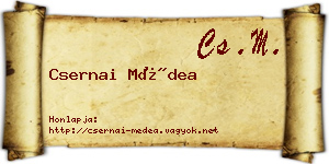 Csernai Médea névjegykártya